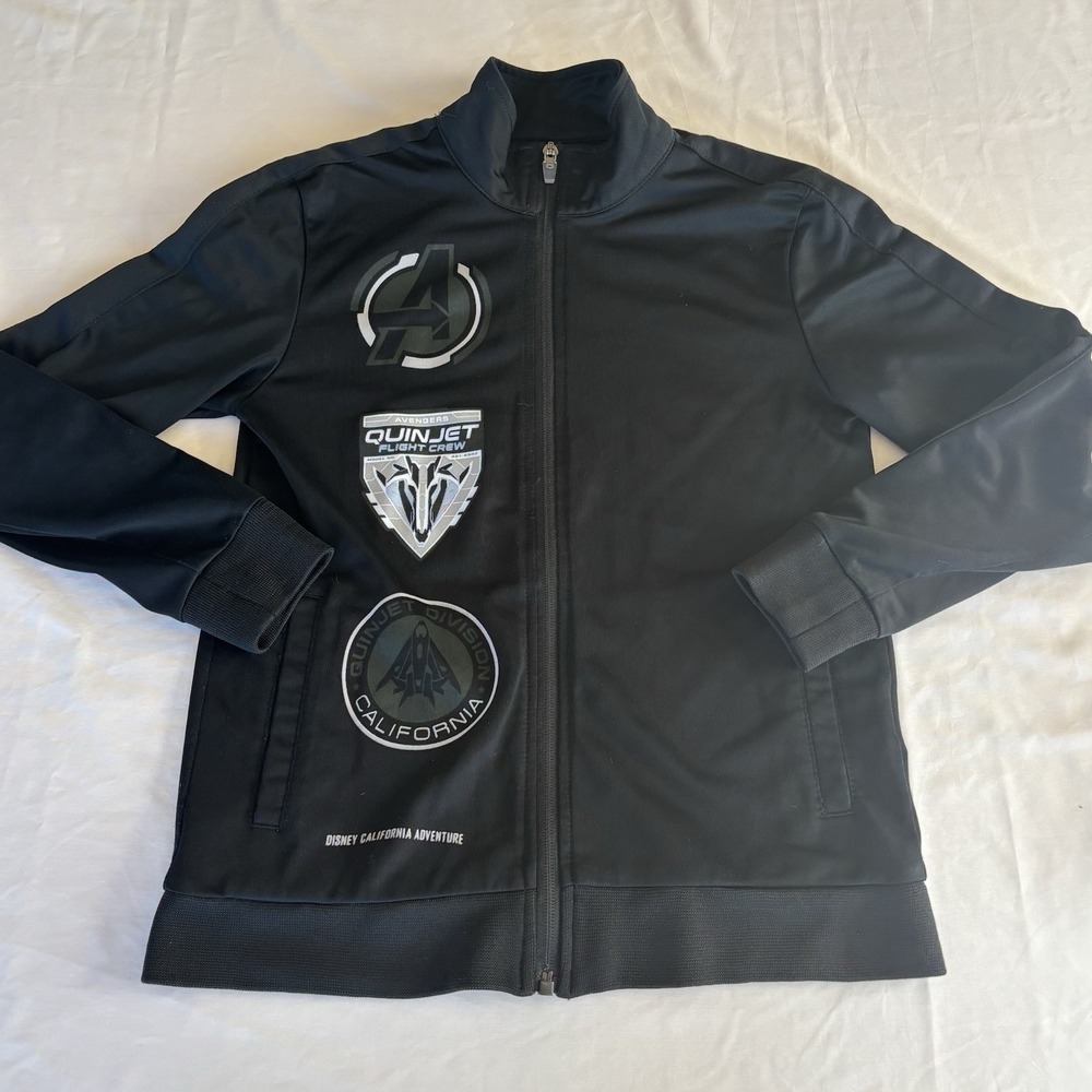 Marvel Avengers‎ Quinjet Flight Crew Disney Zip-Up Track Jacket